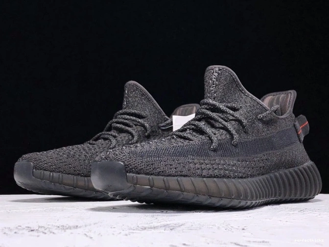 V2 350 Black Adidas Static FU9007 Boost Yeezy (Reflective) - 0813
